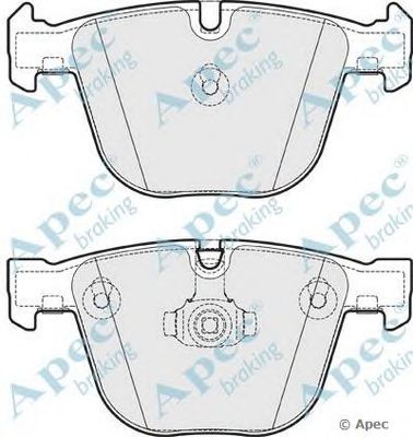 APEC BRAKING pad1732 -  Комплект тормозных колодок, дисковый тормоз